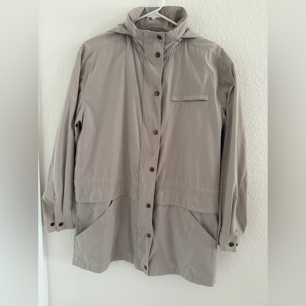 Nordstrom Cream Utility Anorak Jacket - Size S - Excellent Condition